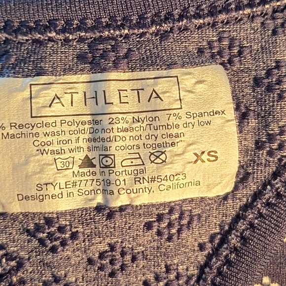 🪩ATHLETA womens tank top. Size: XS - Picture 5 of 5